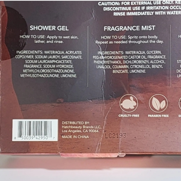 Wild Earth 4 Piece Kit Shower Gel, Fragrance Mist, Hand Cream & Body Lotion - Picture 6 of 6